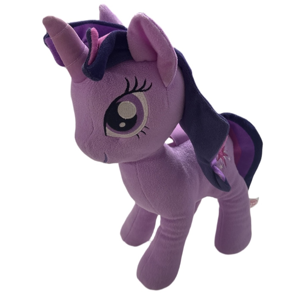 '16 MY LITTLE PONY purple twilight sparkle medium size plush pony.